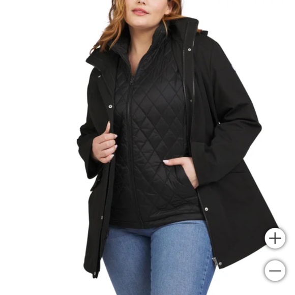 Land's End 3-in-1 Systems Jacket, XL - Picture 3 of 6